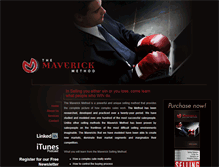 Tablet Screenshot of maverickmethod.com
